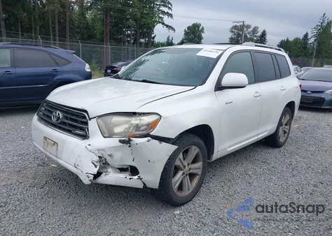 2008 Toyota Highlander Sport z USA, uszkodzony, nr VIN JTEES43A882105411